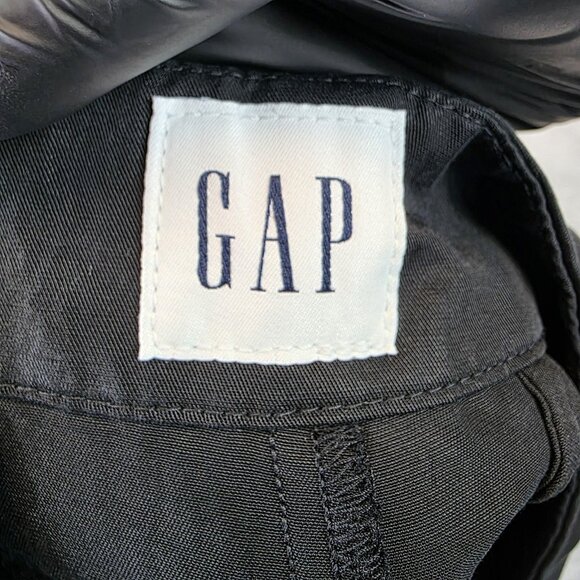 GAP Pants Womens 10 Petite Black Softsuit Trouser Tencel Lyocell Dressy Office - Picture 9 of 12